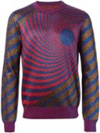 Maison Margiela Spiral Intarsia Sweater