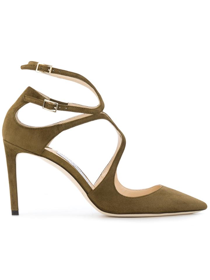 Jimmy Choo Lancer 85 Pumps - Green