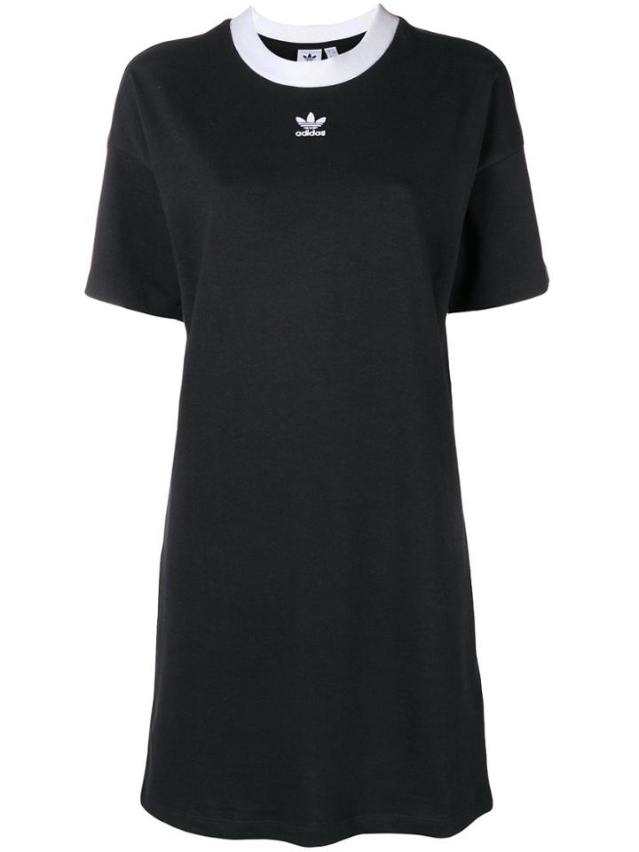 Adidas Trefoil Logo T-shirt Dress - Black