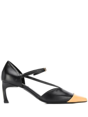 Salondeju Toe Cap Pumps - Black