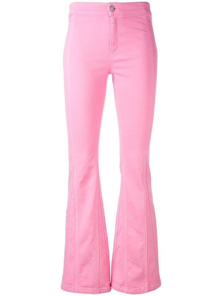 Givenchy Skinny Fit Flared Trousers - Pink