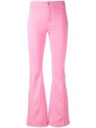 Givenchy Skinny Fit Flared Trousers - Pink