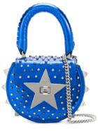 Salar Studded Star Crossbody Bag - Blue