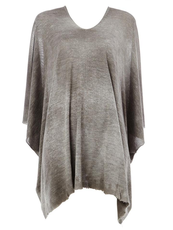 Avant Toi Bat Sleeve Top - Grey