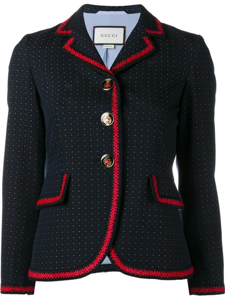 Gucci Polka Dot Blazer - Blue
