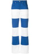 Sonia Rykiel Striped Flared Trousers - Blue