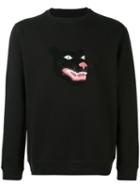 Maharishi - Embroidered Panther Sweatshirt - Men - Organic Cotton - S, Black, Organic Cotton