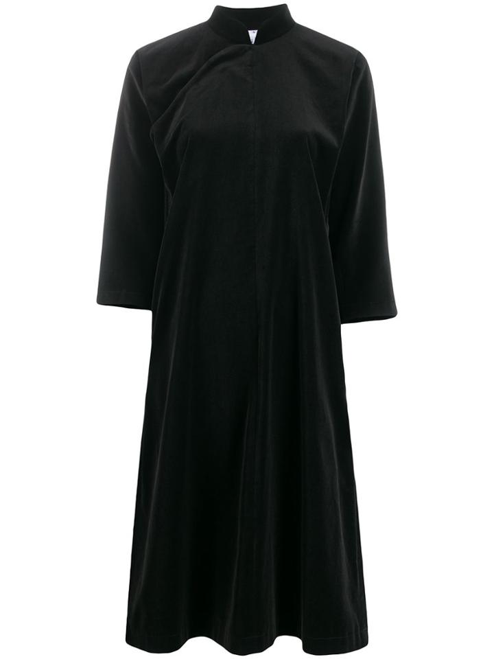 Comme Des Garçons Comme Des Garçons Velvet Dress - Black