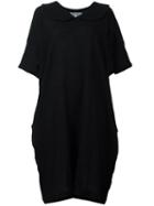 Comme Des Garçons Comme Des Garçons V-neck Dress, Women's, Size: Small, Black, Nylon/wool