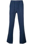 Onia Tailored Straight Leg Collin Trousers - Blue