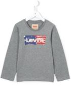 Levi's Kids Logo Print Sweatshirt, Boy's, Size: 8 Yrs, Grey