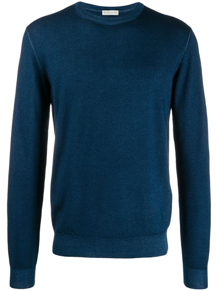 Etro Round Neck Sweater - Blue