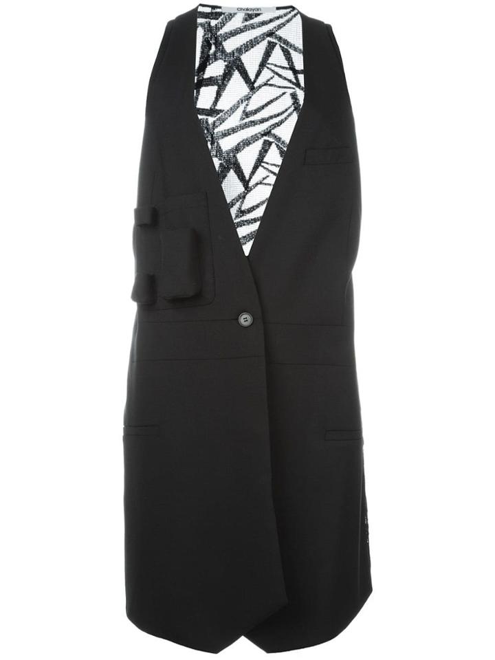 Chalayan Cigar Pocket Waistcoat - Black