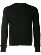 Rick Owens Oversized-sleeve Knitted Jumper - Black
