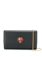 Versace V-mine Evening Bag - Black