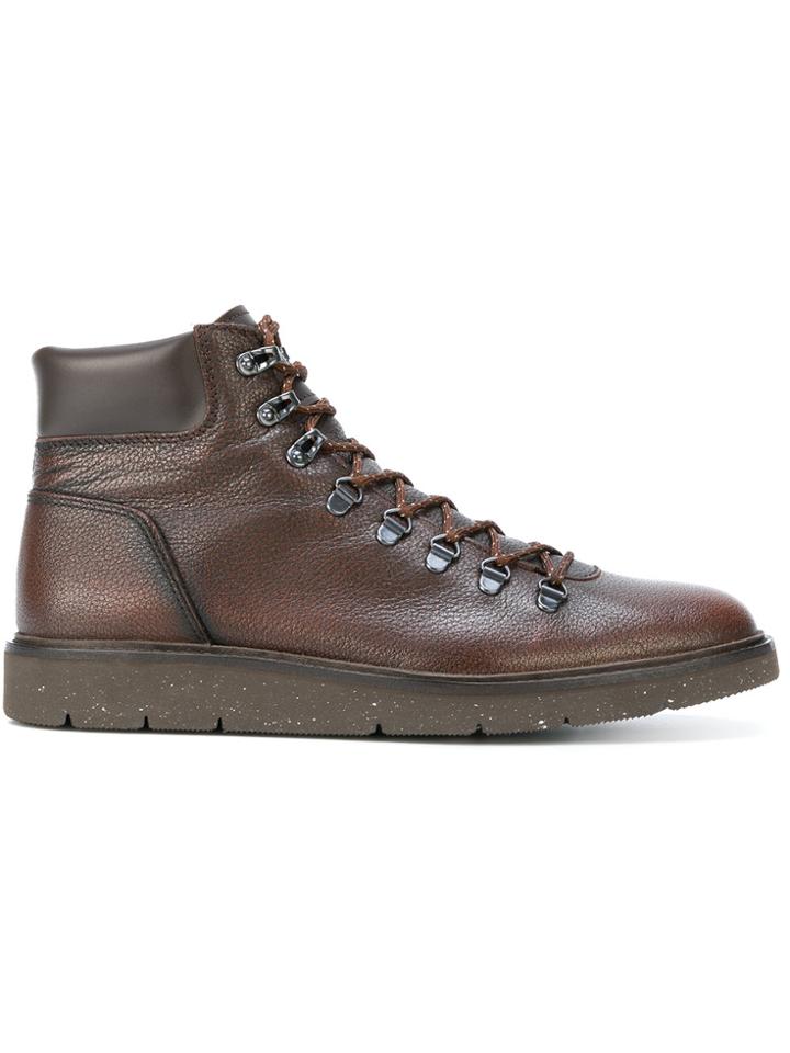 Hogan Hiking Boots - Brown