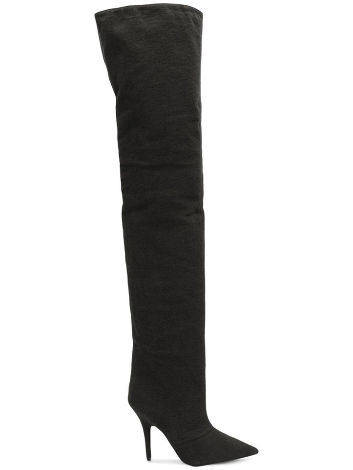 Yeezy Over The Knee Boots - Grey