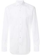 Barba Plain Button Shirt - White