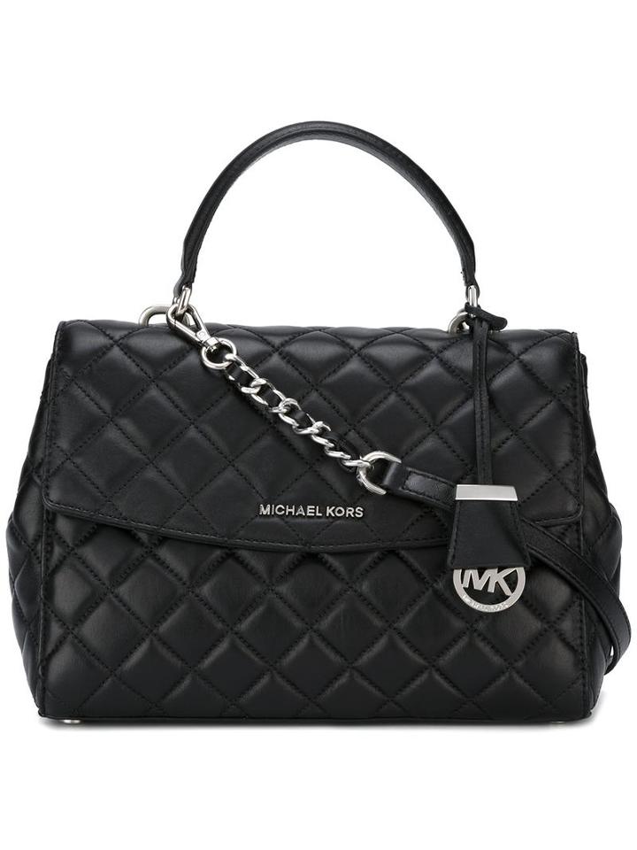 Michael Michael Kors 'ava' Tote, Women's, Black, Calf Leather