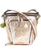 M Missoni Zip Bucket Shoulder Bag, Women's, Grey, Cotton/polyester/viscose
