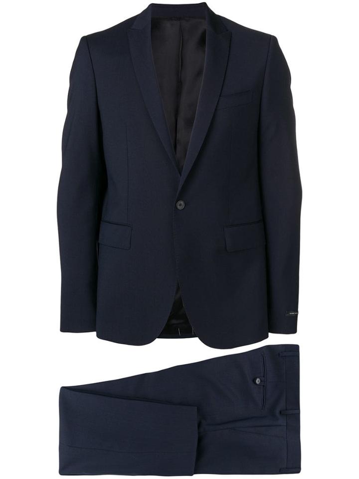 Les Hommes Two Piece Formal Suit - Blue