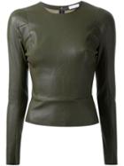Scanlan Theodore Stretch Leather Top