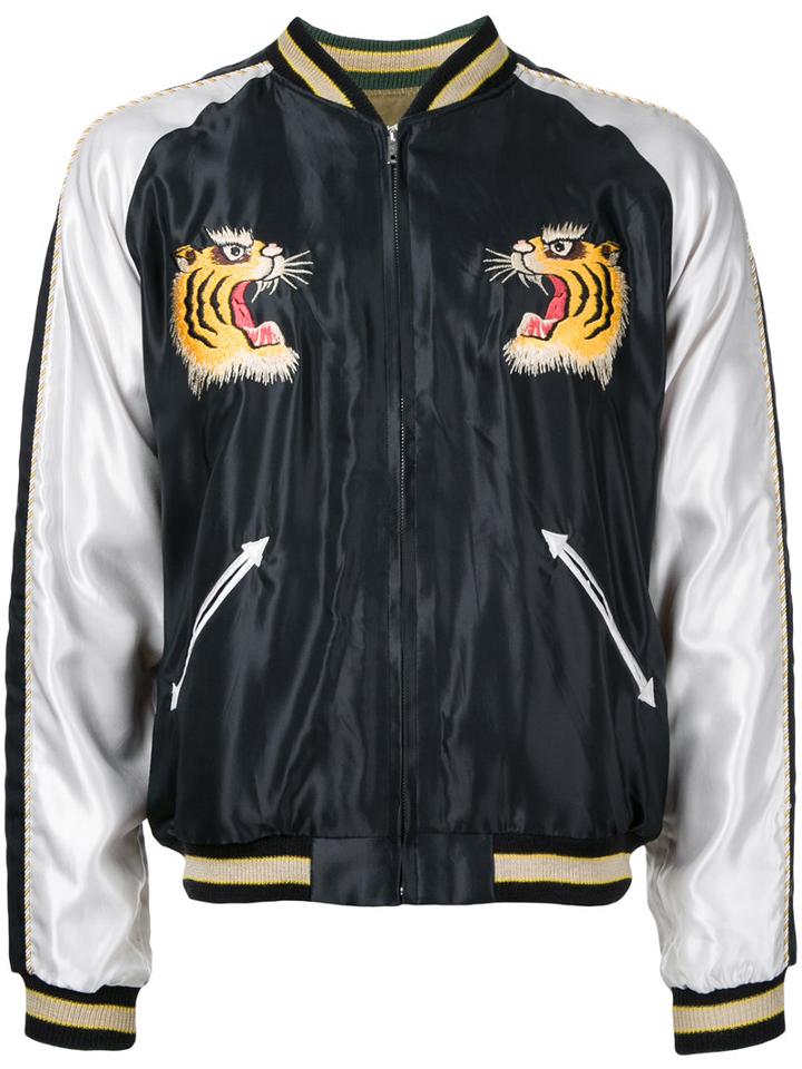 Tailor Toyo - Suka Bomber Jacket - Men - Acetate - S, Black, Acetate