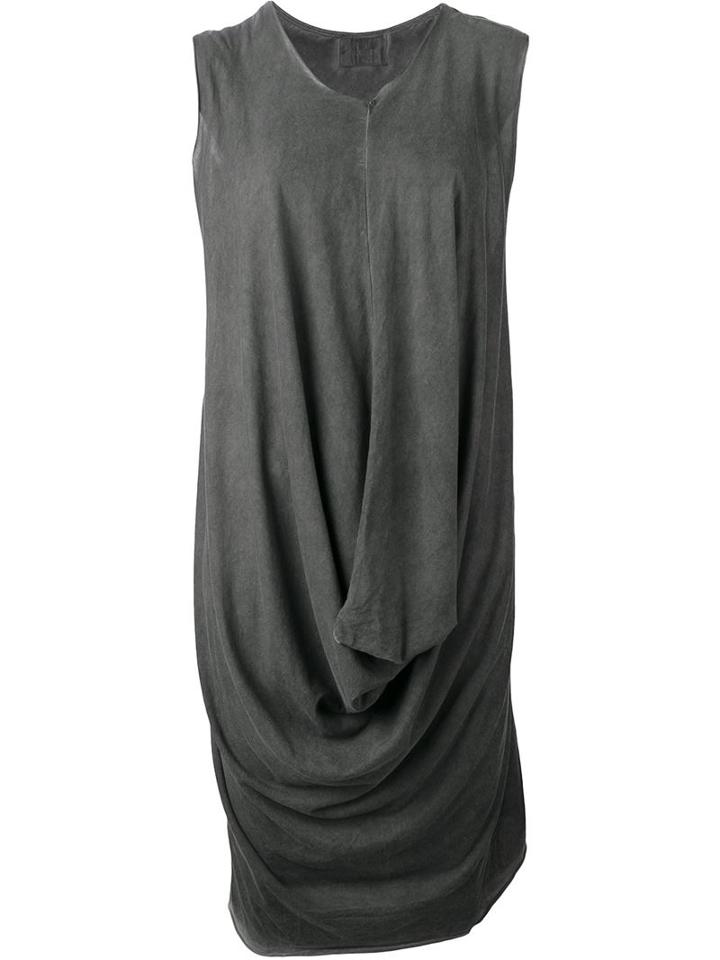 Lost & Found Ria Dunn Short Draped Dress, Women's, Size: Xs, Grey, Cotton