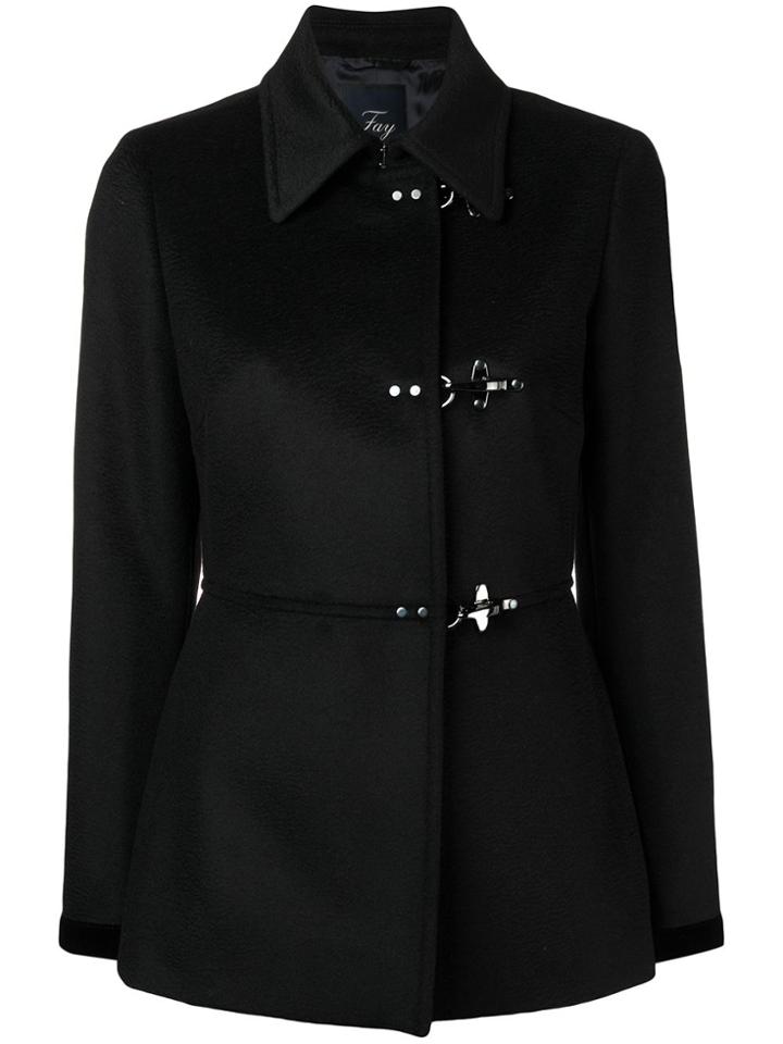 Fay Buckled Jacket - Black