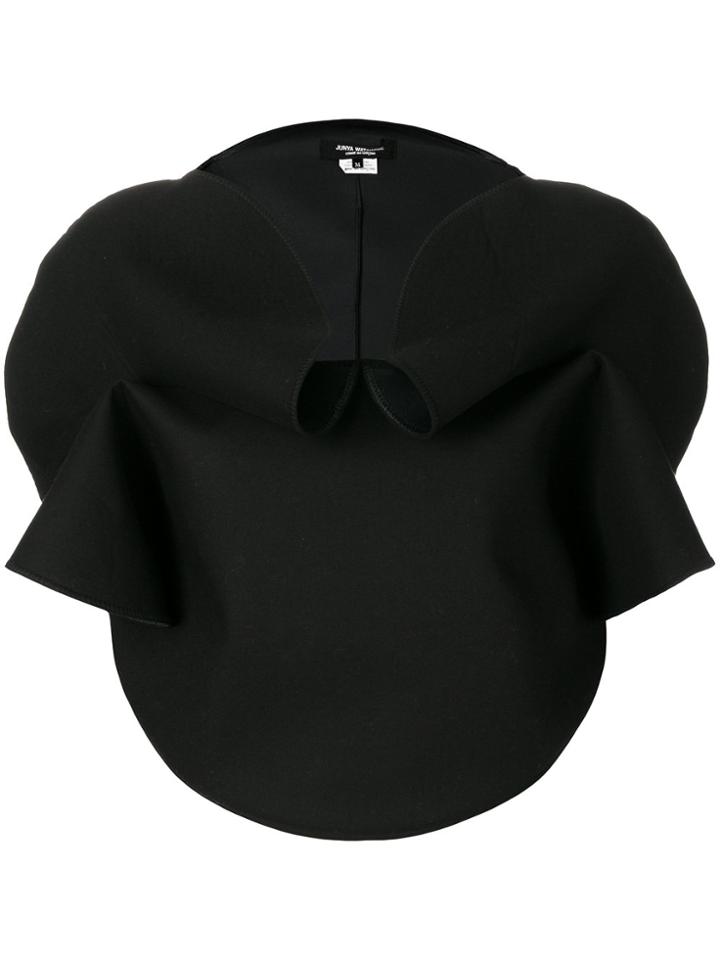 Junya Watanabe Structured Cropped Top - Black