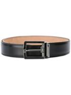 Salvatore Ferragamo Dark Grey Buckle Belt
