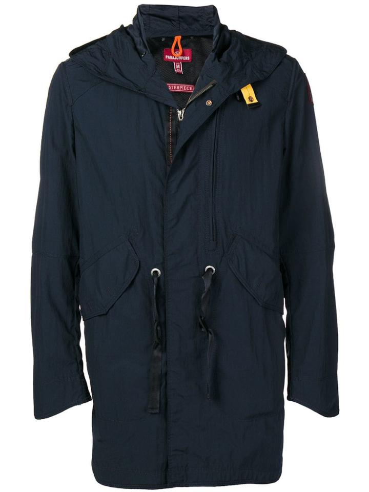 Parajumpers Hooded Raincoat - Blue