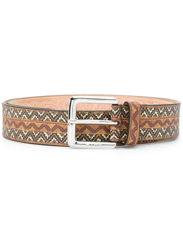 Etro Pin Buckle Belt - Brown