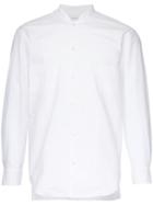 En Route Band Collar Shirt, Men's, Size: 3, White, Cotton