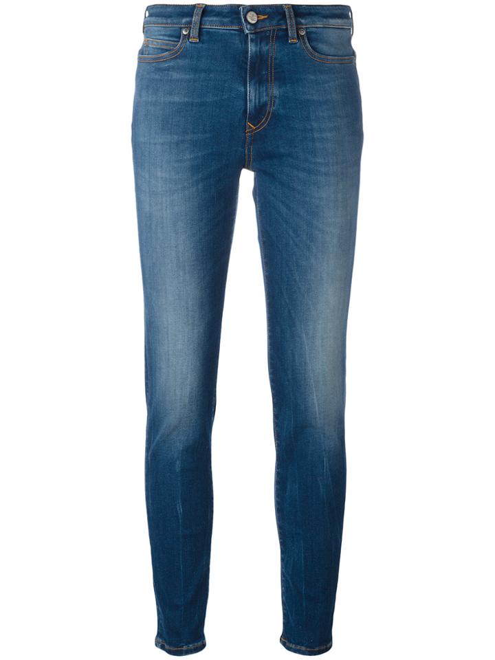 Vivienne Westwood Anglomania Skinny Cropped Jeans - Blue