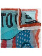 Faliero Sarti - Traveling Scarf - Women - Silk/modal - One Size, Women's, Blue, Silk/modal