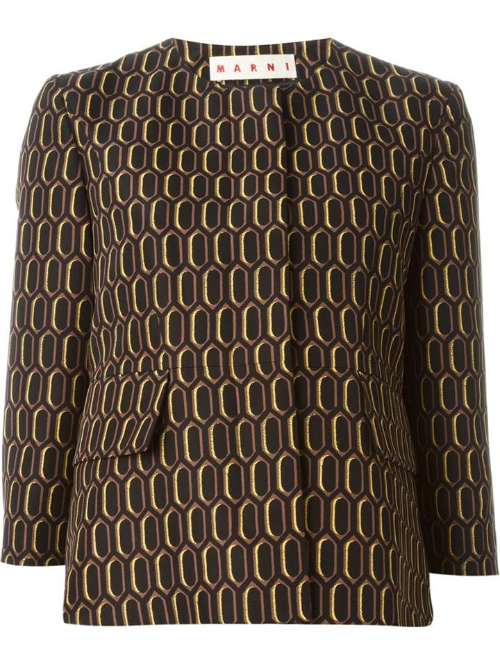 Marni Hexagon Print Jacket