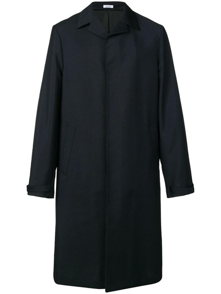 Jil Sander Oversized Single-breasted Coat - Blue