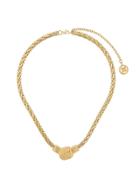 Givenchy Vintage Twisted Pendant Necklace - Gold