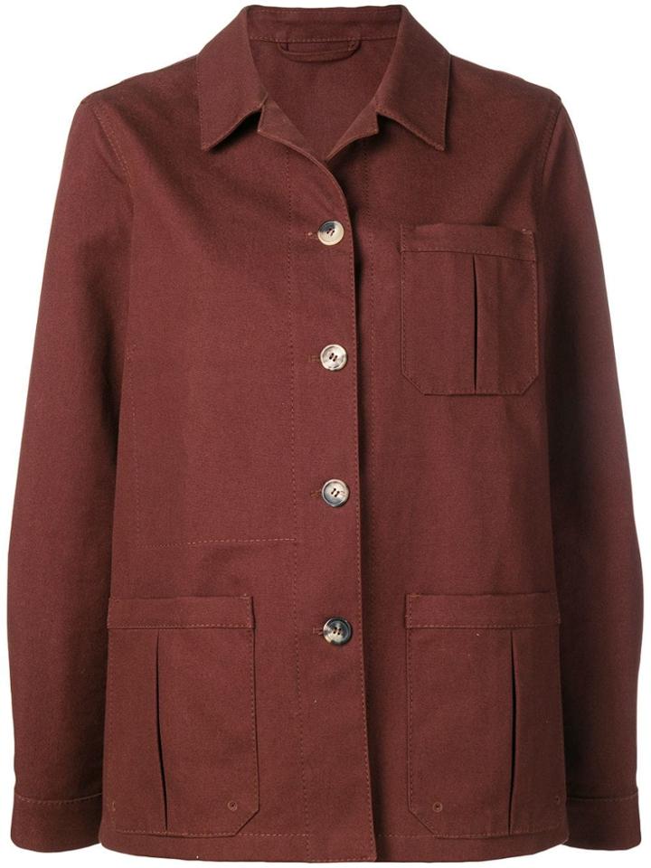 Holland & Holland Pointed Collar Jacket - Brown