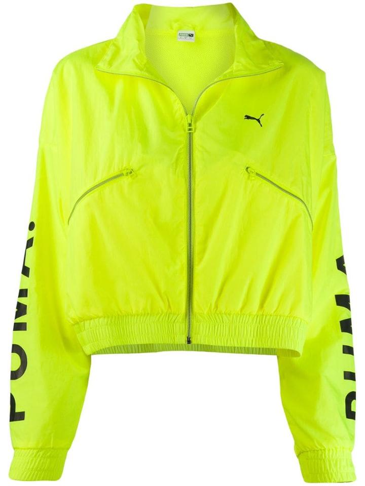 Puma Chase Cropped Jacket - Yellow