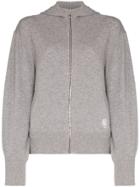 Chloé Cashmere Logo Hoodie - Grey