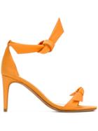 Alexandre Birman Clarita Knot Sandals - Yellow & Orange