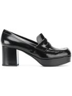 Prada Platform Loafers - Black