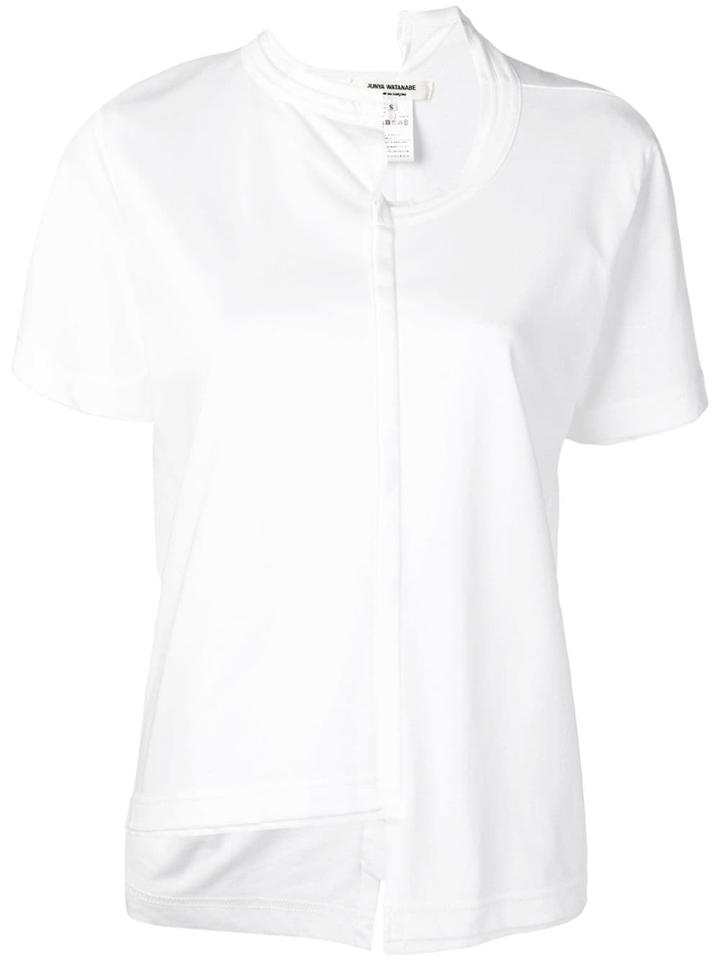 Junya Watanabe Asymmetric Patchwork T-shirt - 1 White