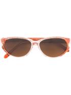 Givenchy Vintage Oval Frame Sunglasses, Women's, Yellow/orange