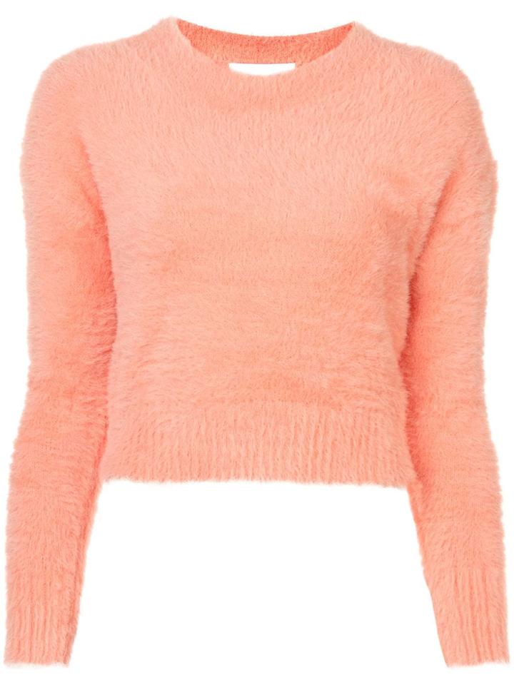 Mcguire Denim Faux Fur Sweater - Pink