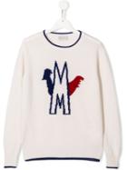 Moncler Kids Knitted Jumper - White