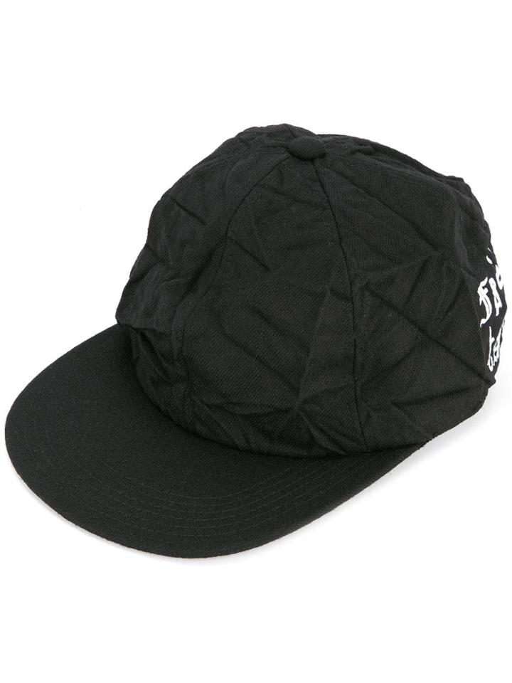 Facetasm Creased Cap - Black