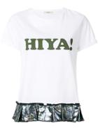 Odeeh Slogan Print T-shirt - White